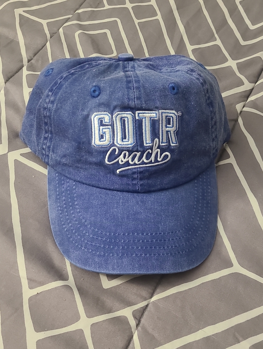 NWOT GOTR Coach Blue Embroidered Baseball Cap